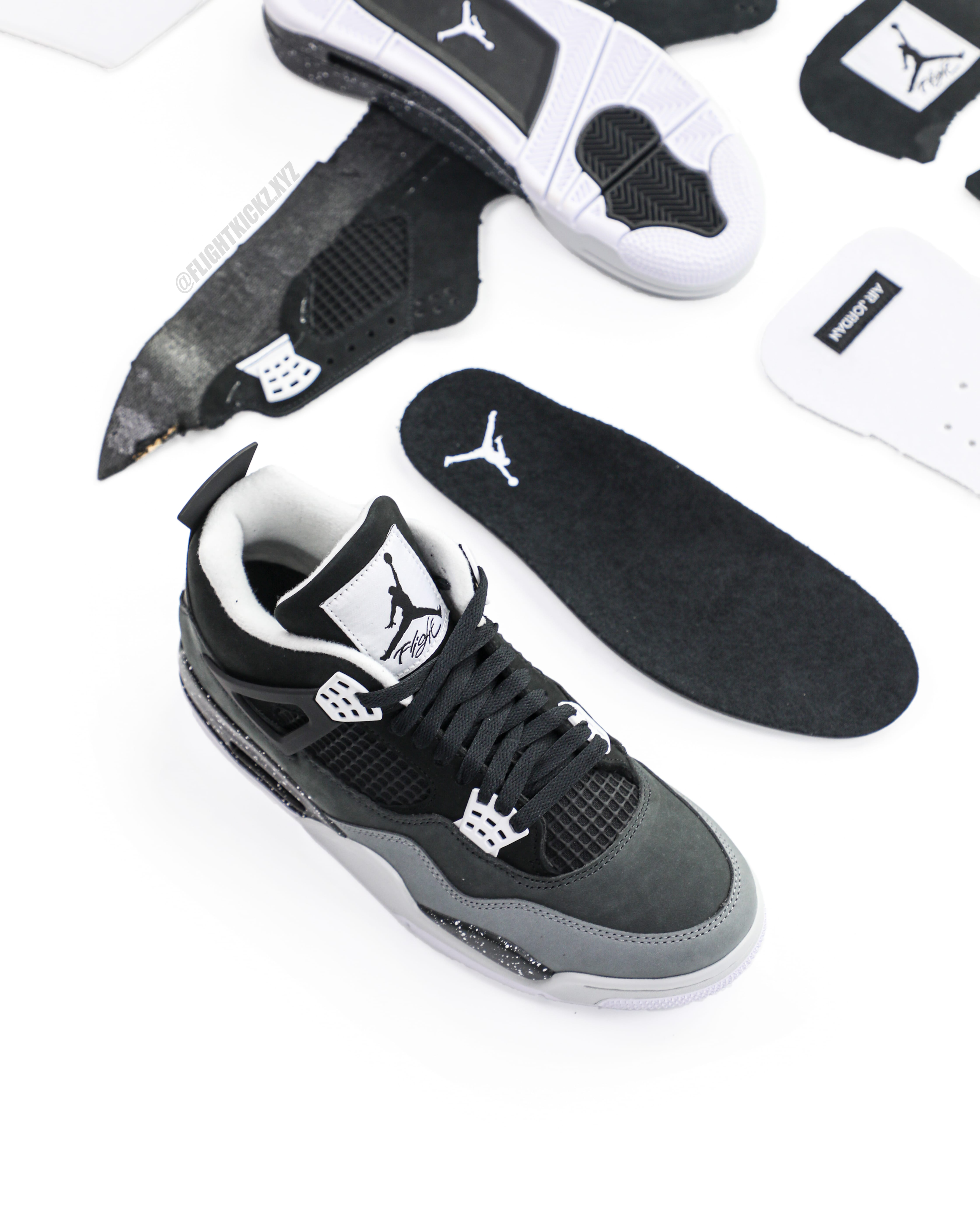Air Jordan 4 Retro Fear Pack 2024 (Ln5 A1)