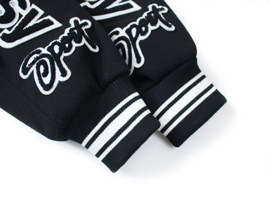 Stussy FW24 Embroidery ArmsVarsity Jacket