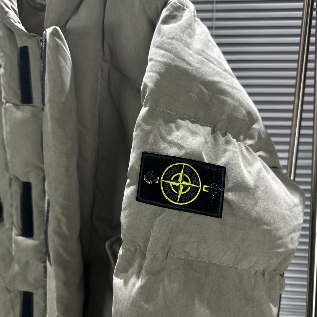 Stone 1sland Deconstructed silhouette short high street cotton jacket