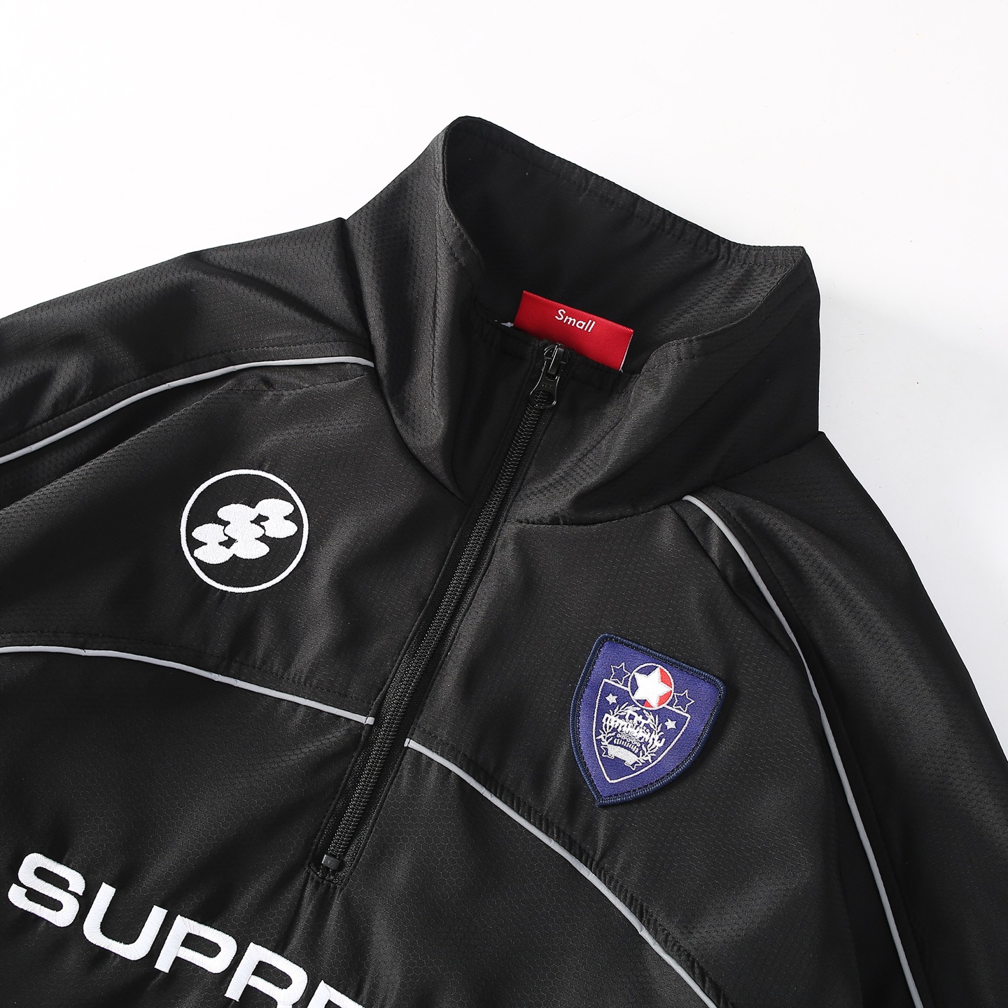 Supreme FW24 WEEK11 Reflective Piping Pullover 3M