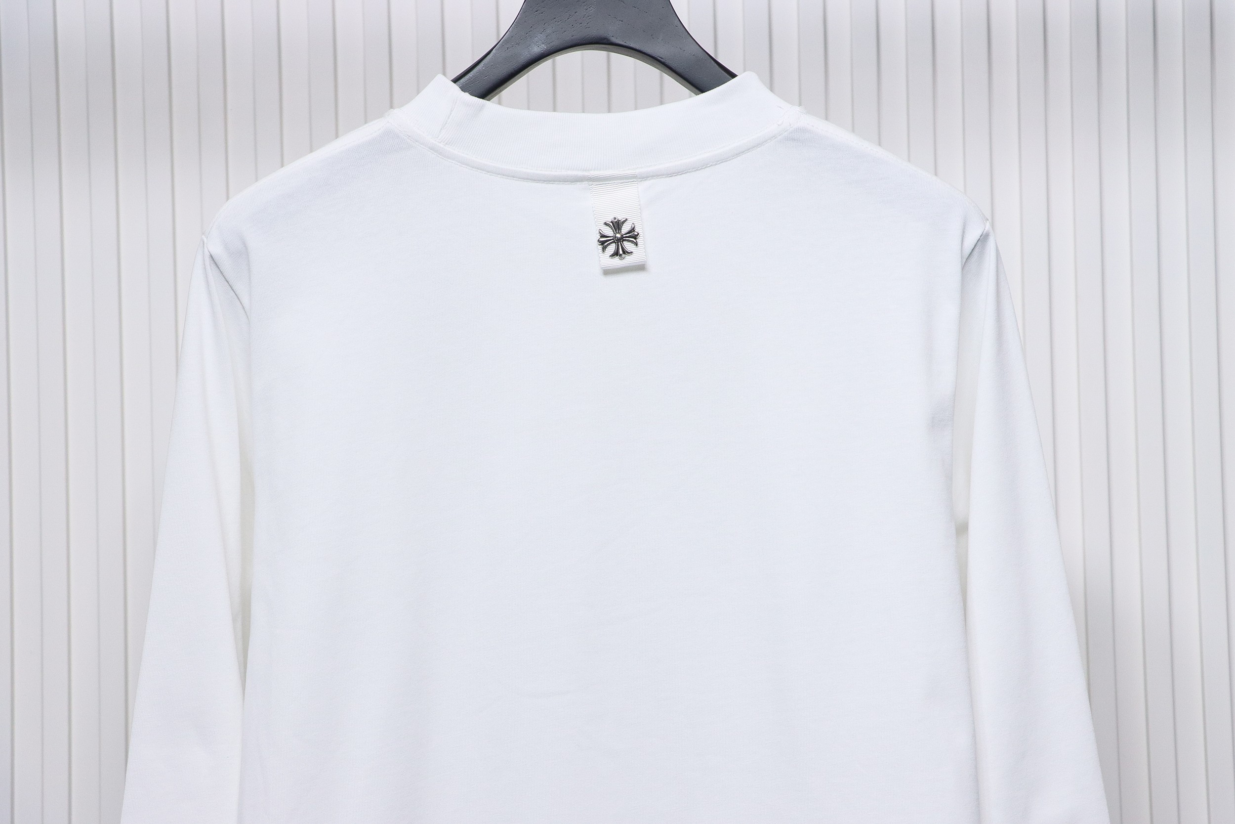 Chorme Heart Cross pendant Long Sleeve T-Shirt