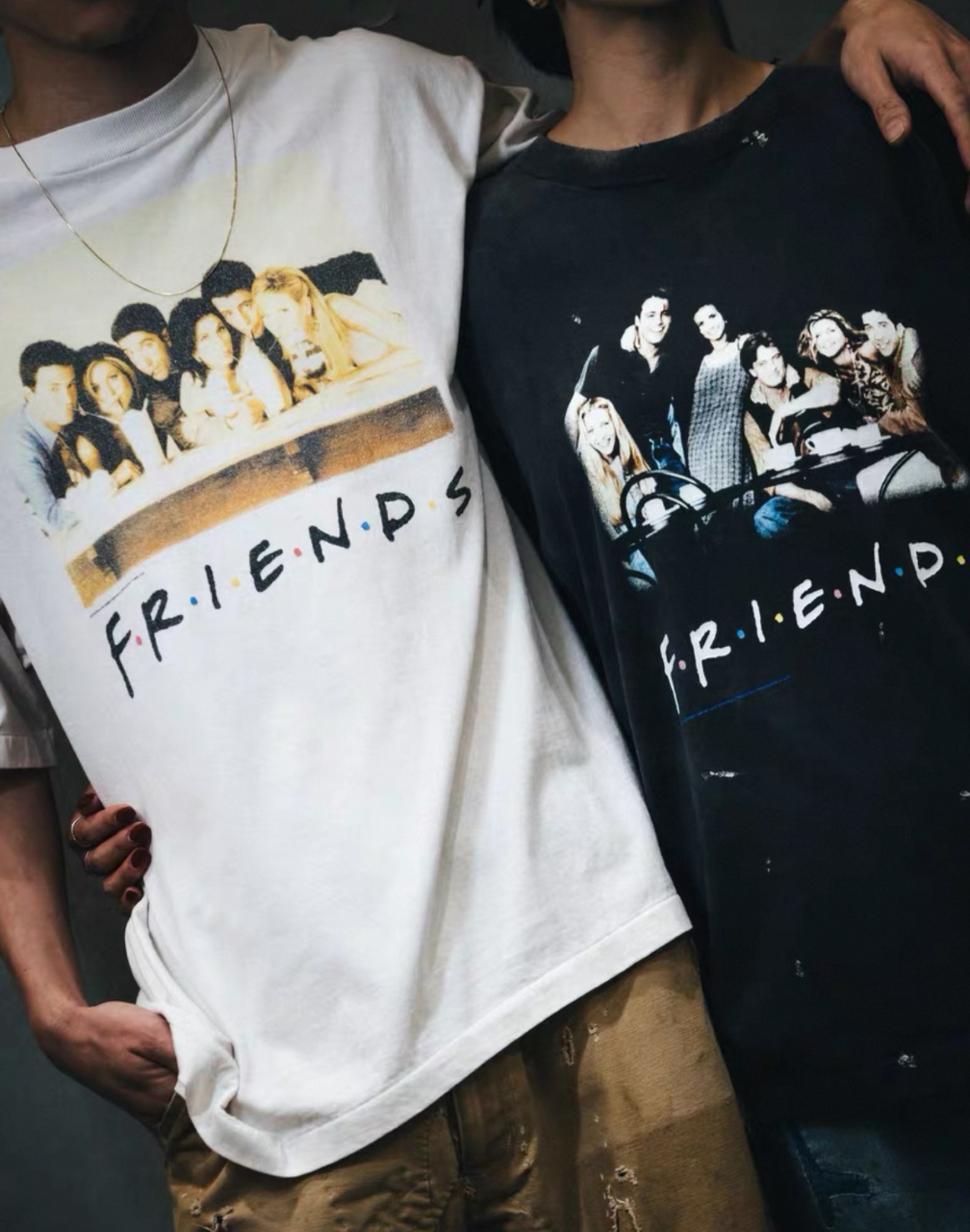 Balanciag@ Friends White Tee
