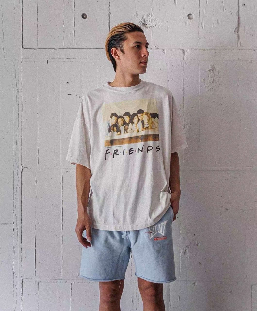 Balanciag@ Friends White Tee