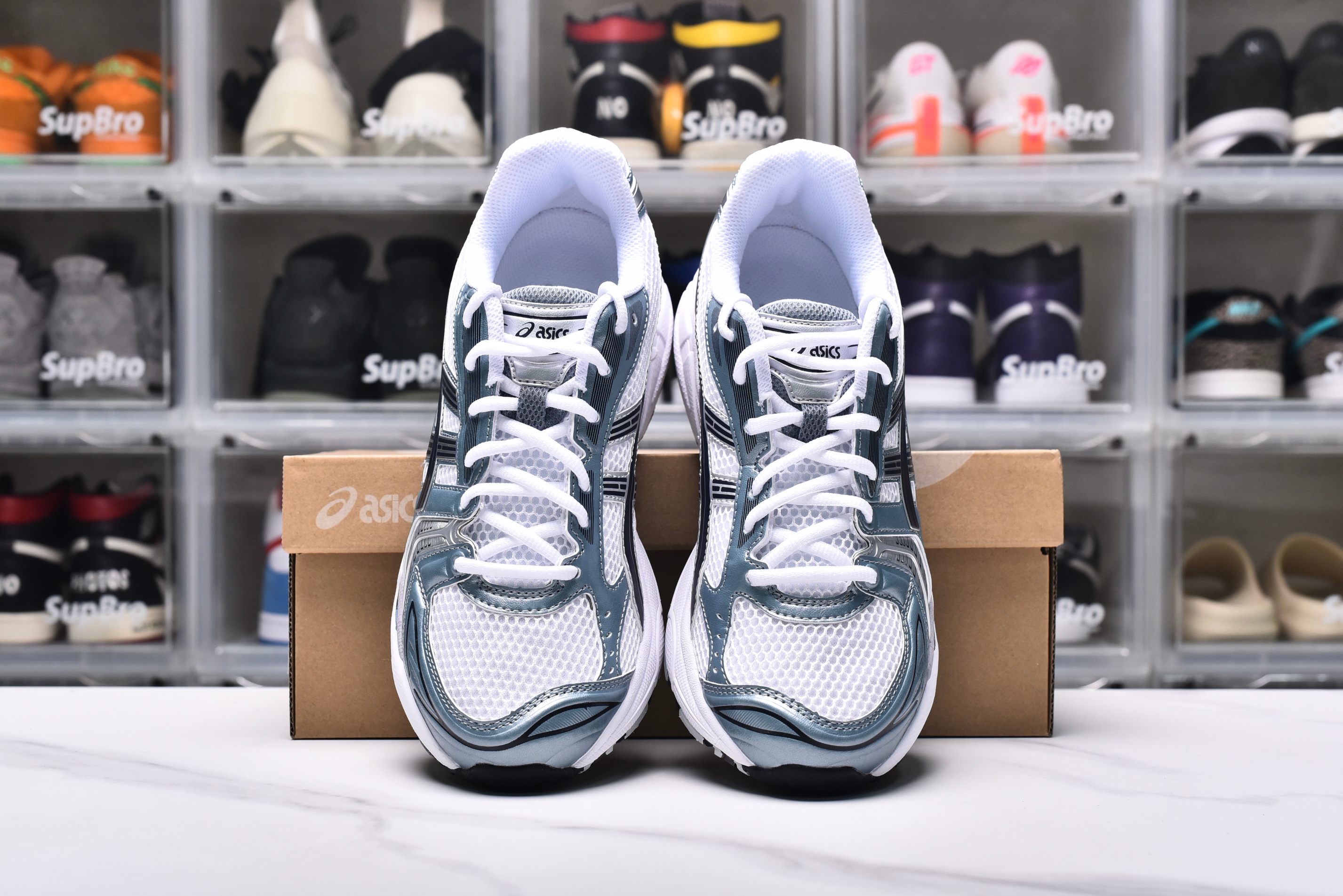 Gel Kayano 14 White Fjord Grey 2024